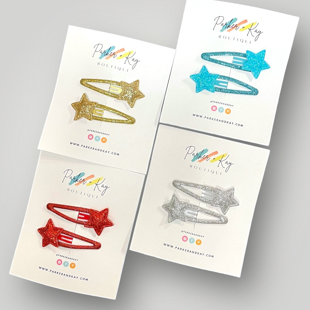 Twinkling Stars Hair Clips