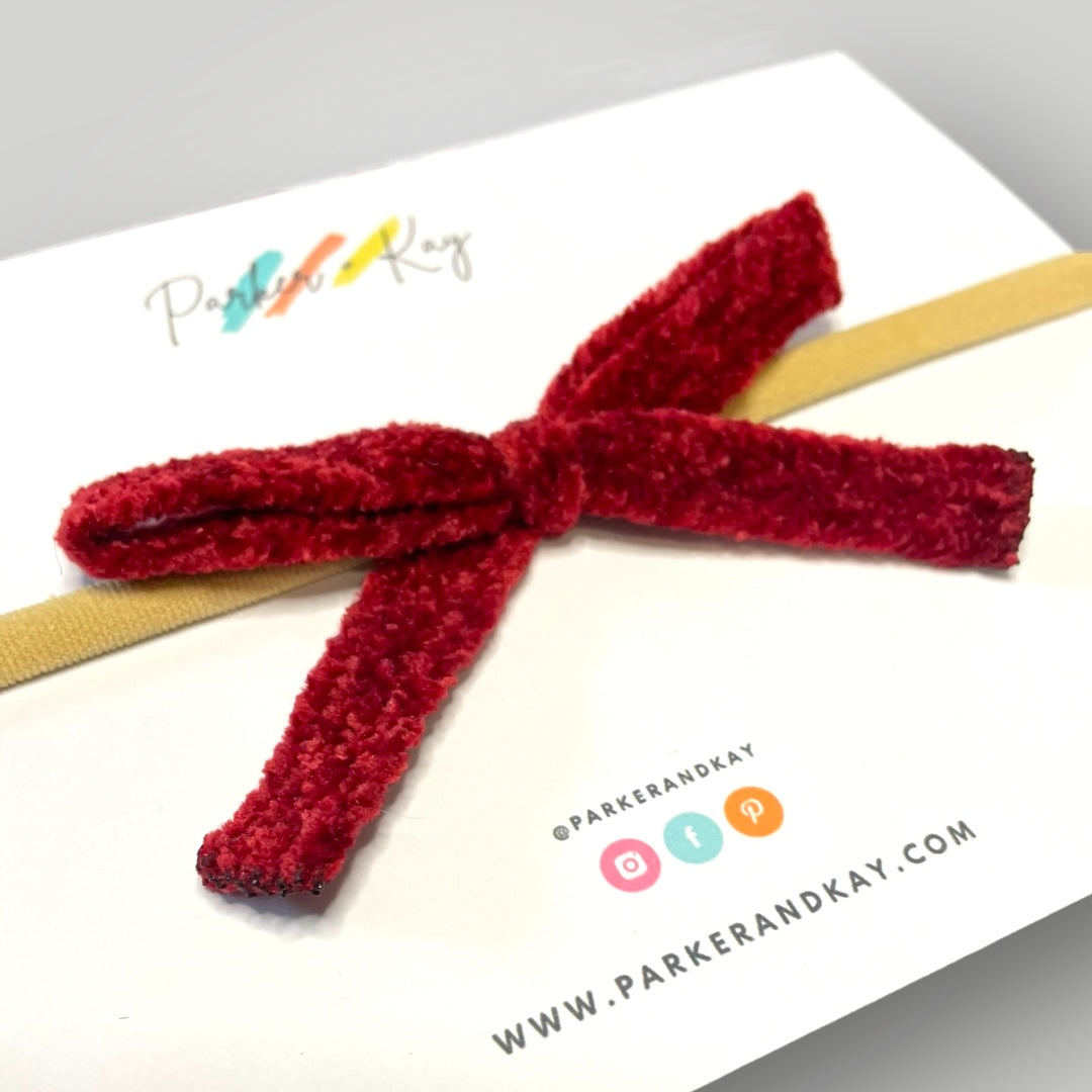 Chenille Hair Bows