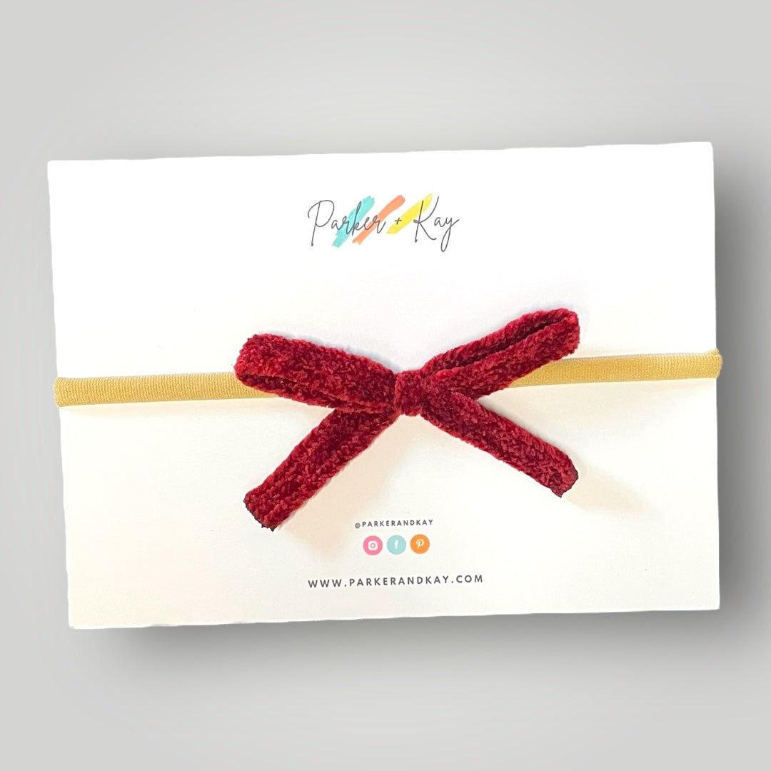 Chenille Hair Bows