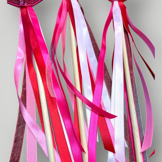 Heart Ribbon Wand