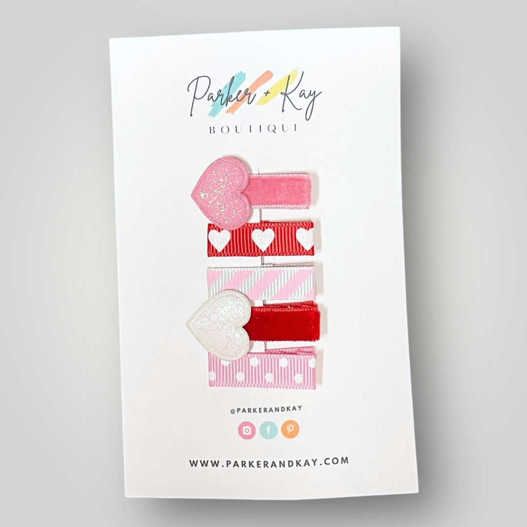 Valentine Clips Variety Set