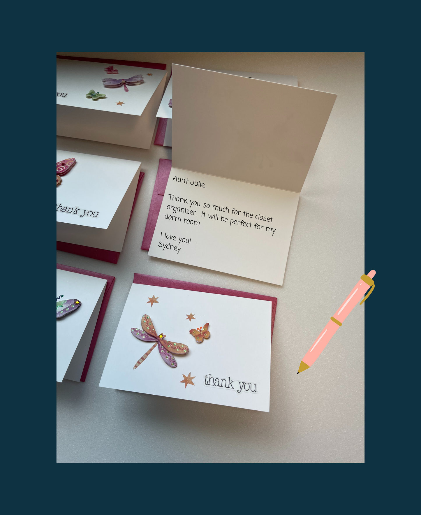 THANK YOU Cards/Notes (Set of 6)