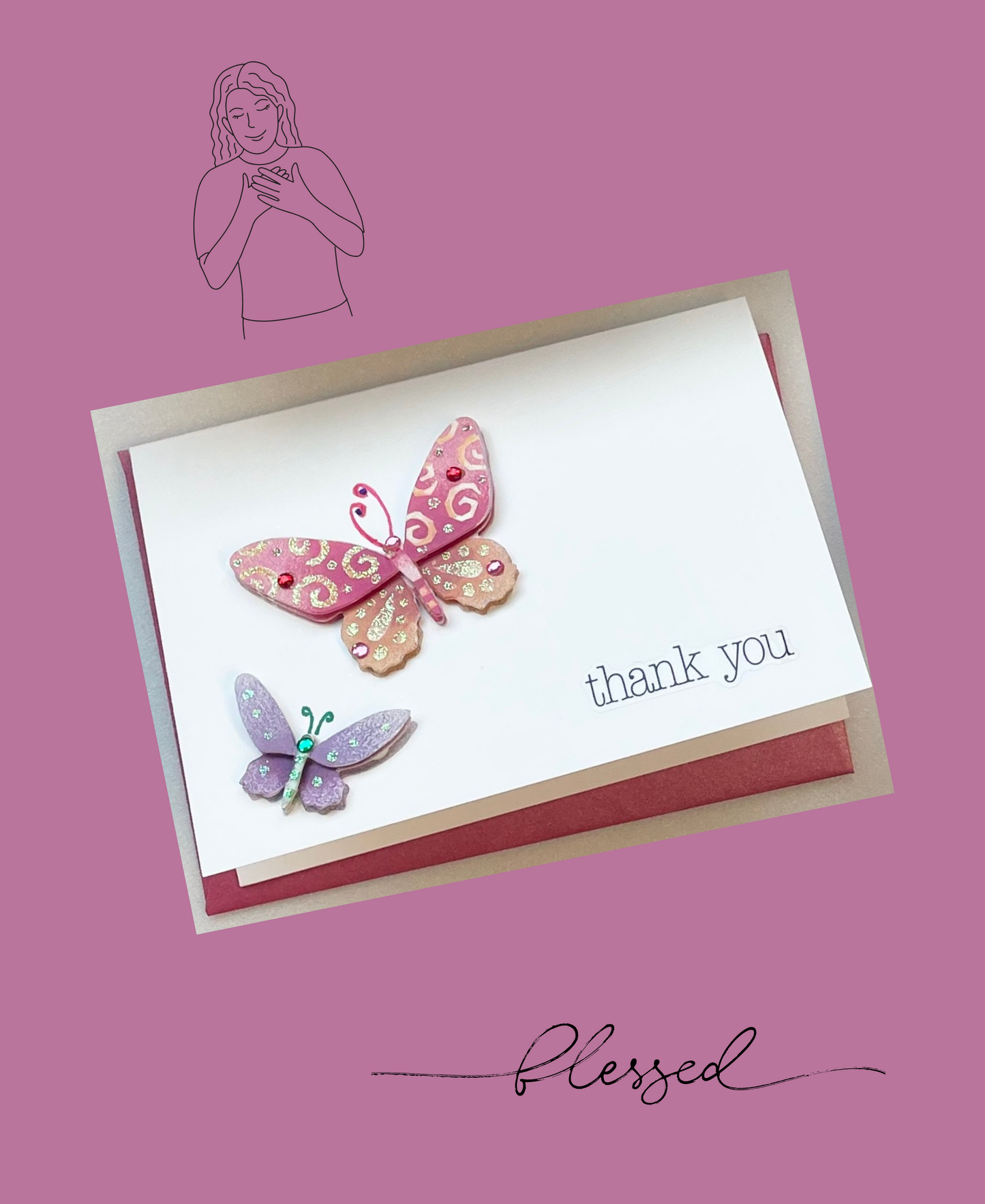THANK YOU Cards/Notes (Set of 6)