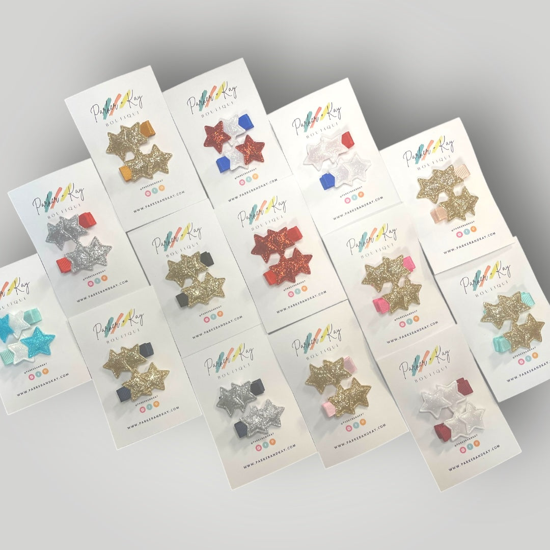 Twinkling Stars Hair Clips