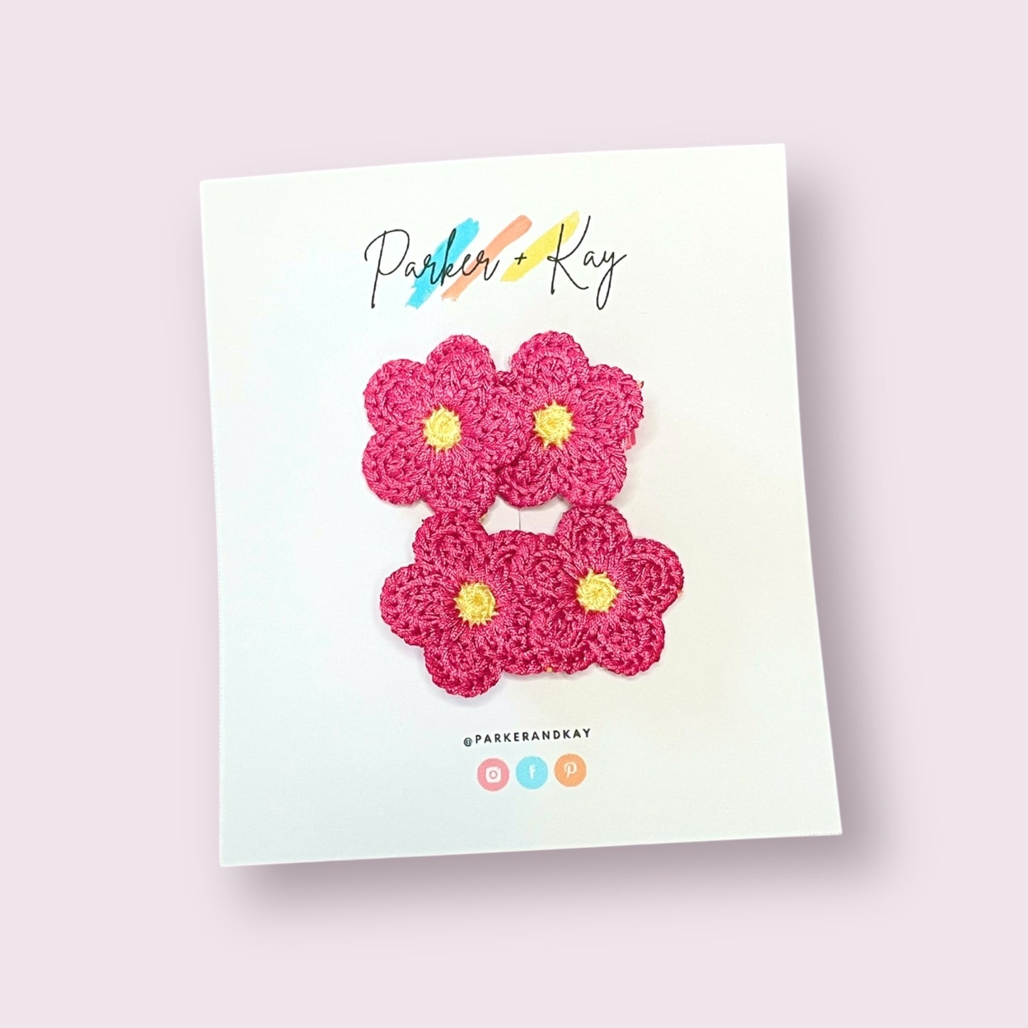 Bright Blooms Hair Clips