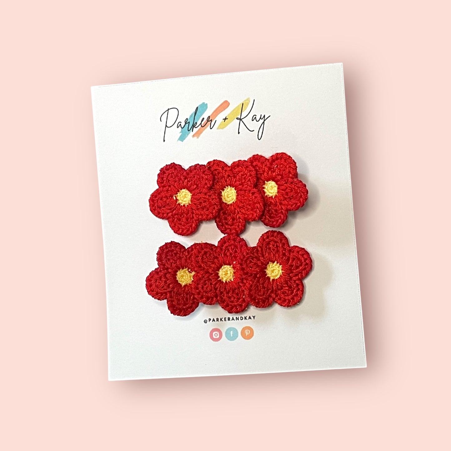 Bright Blooms Hair Clips