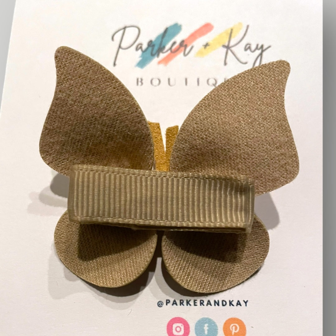 Minimalist Butterfly Statement Hair Clip