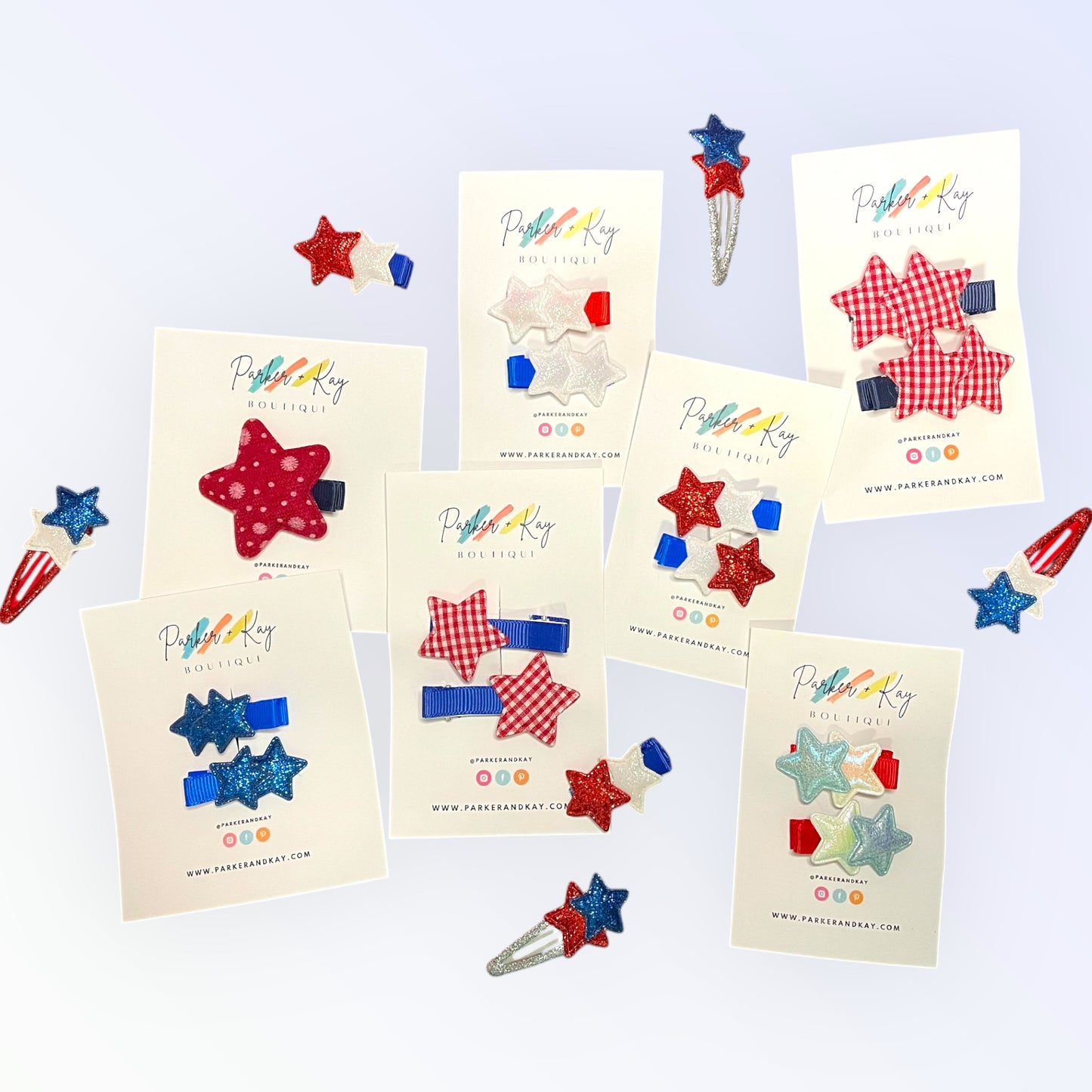 GEORGIE Twinkling Stars Hair Clips