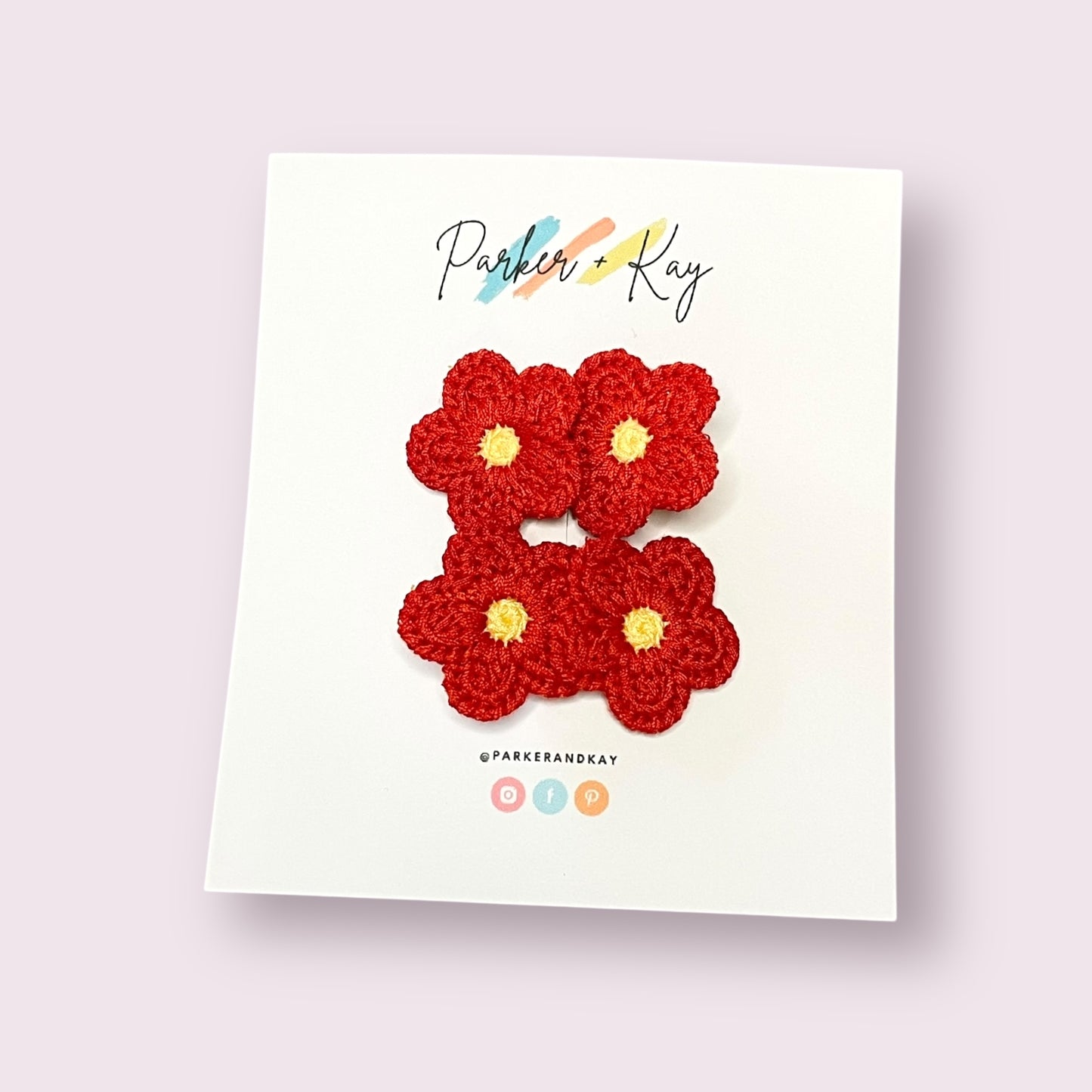 Bright Blooms Hair Clips