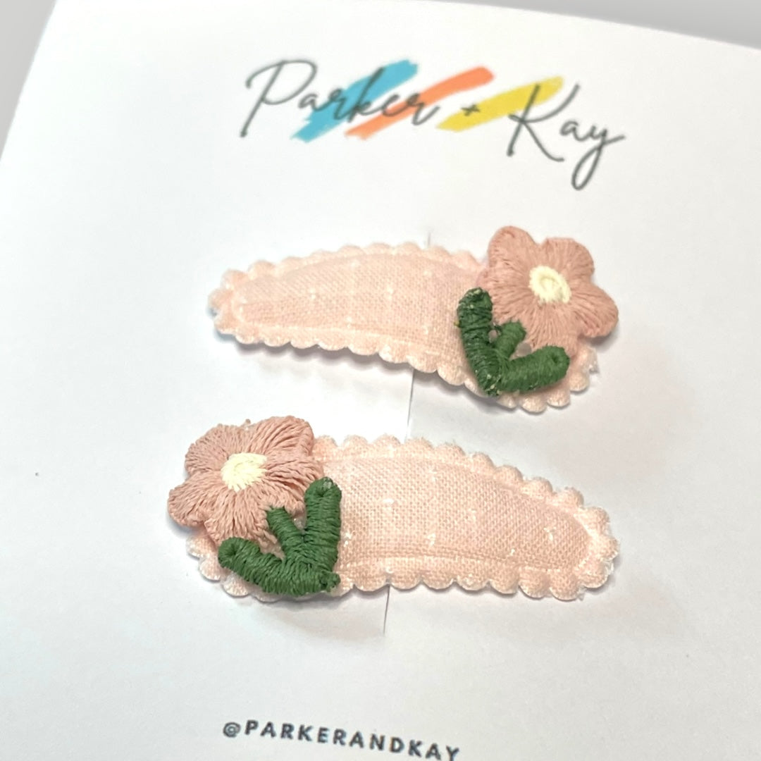 Autumn Bloom Hair Clips