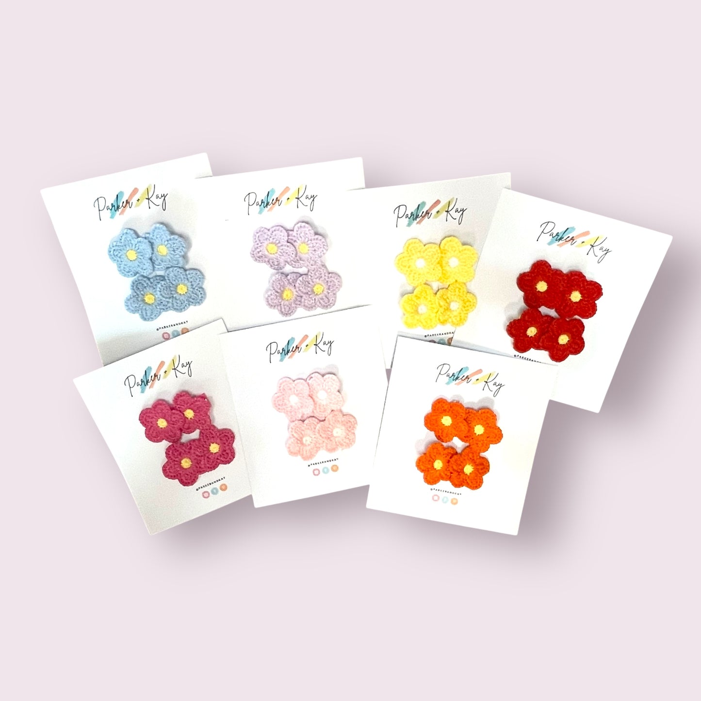 Bright Blooms Hair Clips