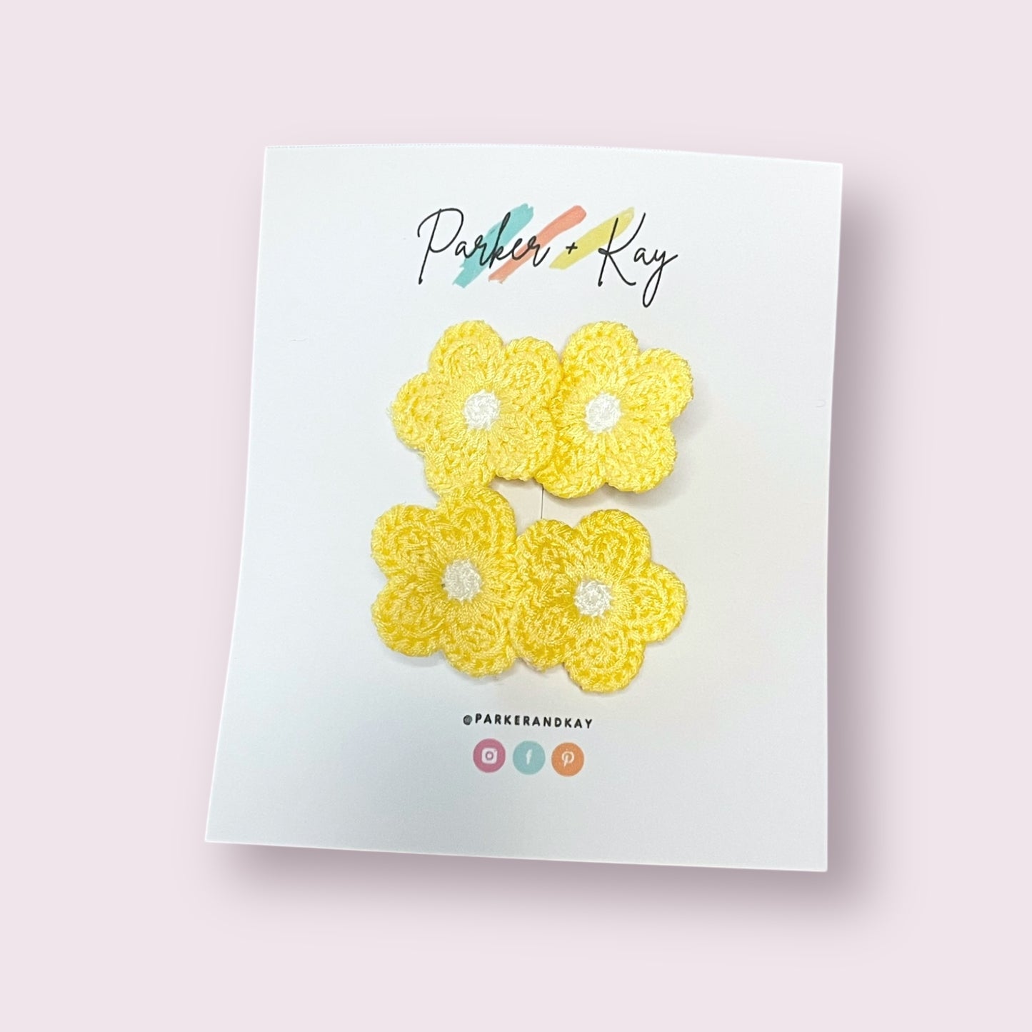 Bright Blooms Hair Clips