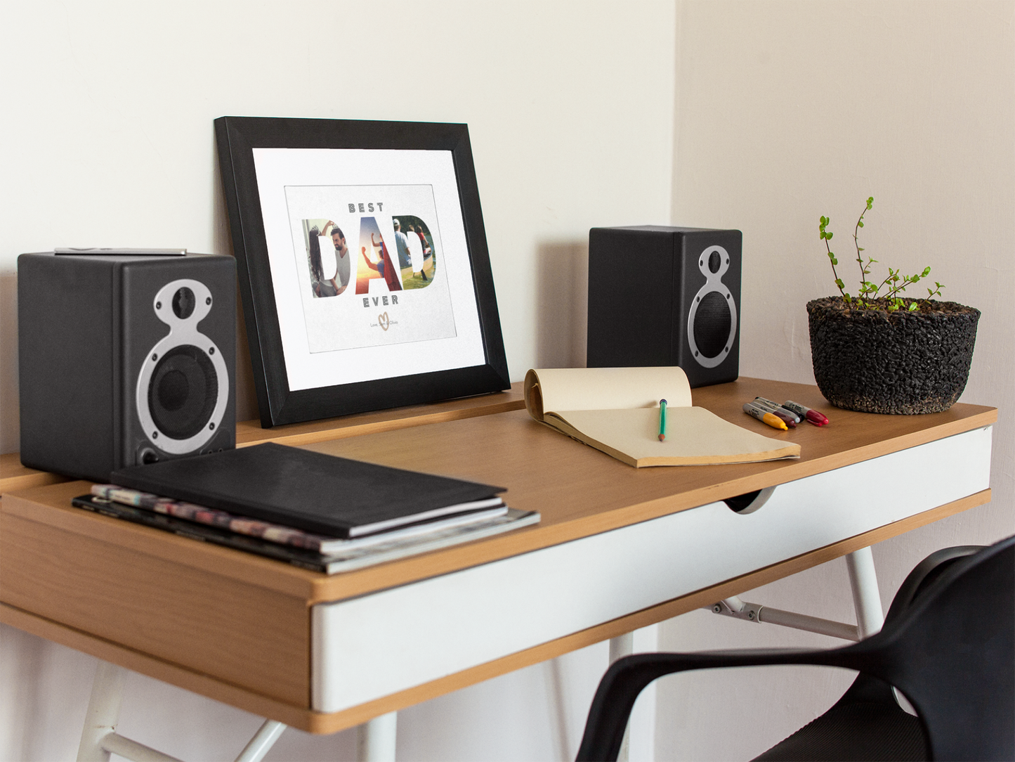 BEST DAD EVER Photo Greeting Card