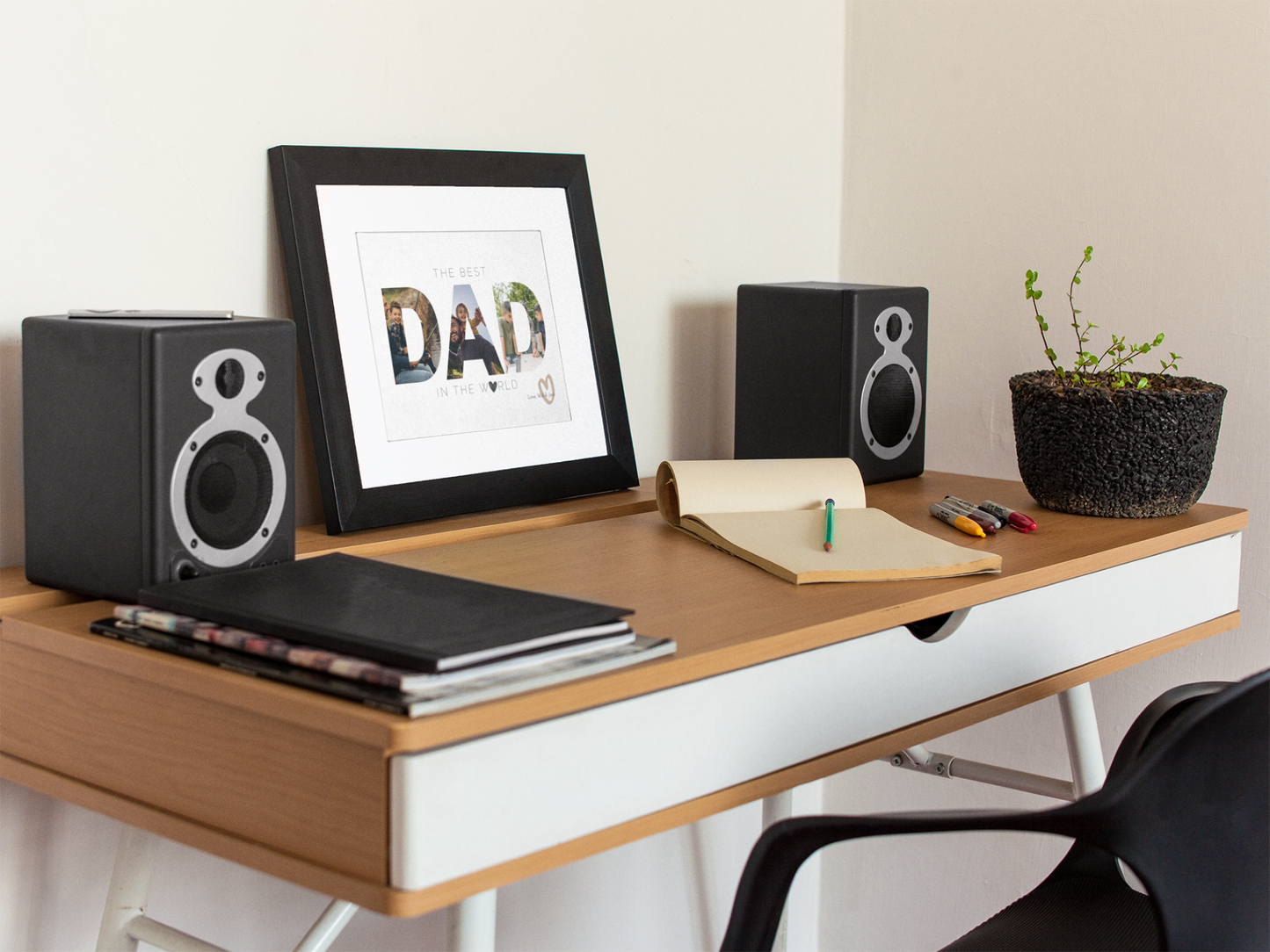 BEST DAD IN THE WORLD Photo Greeting Card