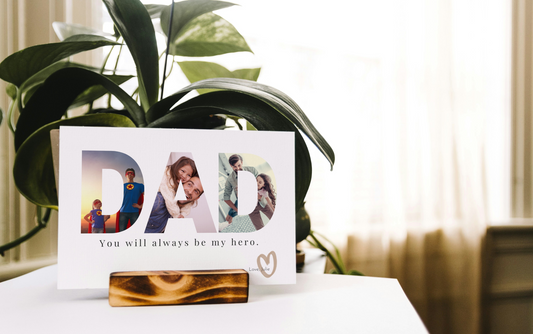 Dad Photo Greeting Card, Always My Hero