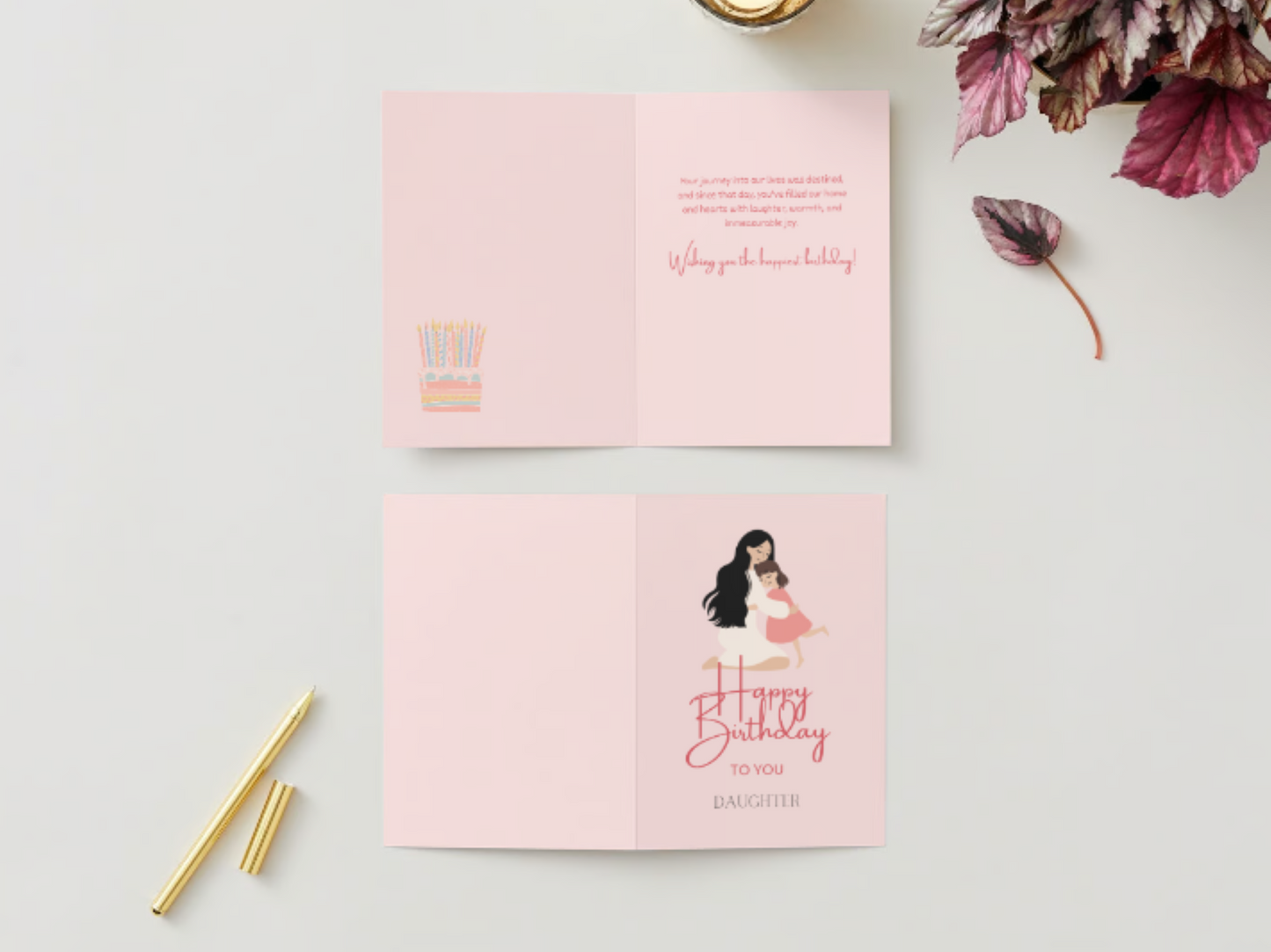 DAUGHTER Birthday Card
