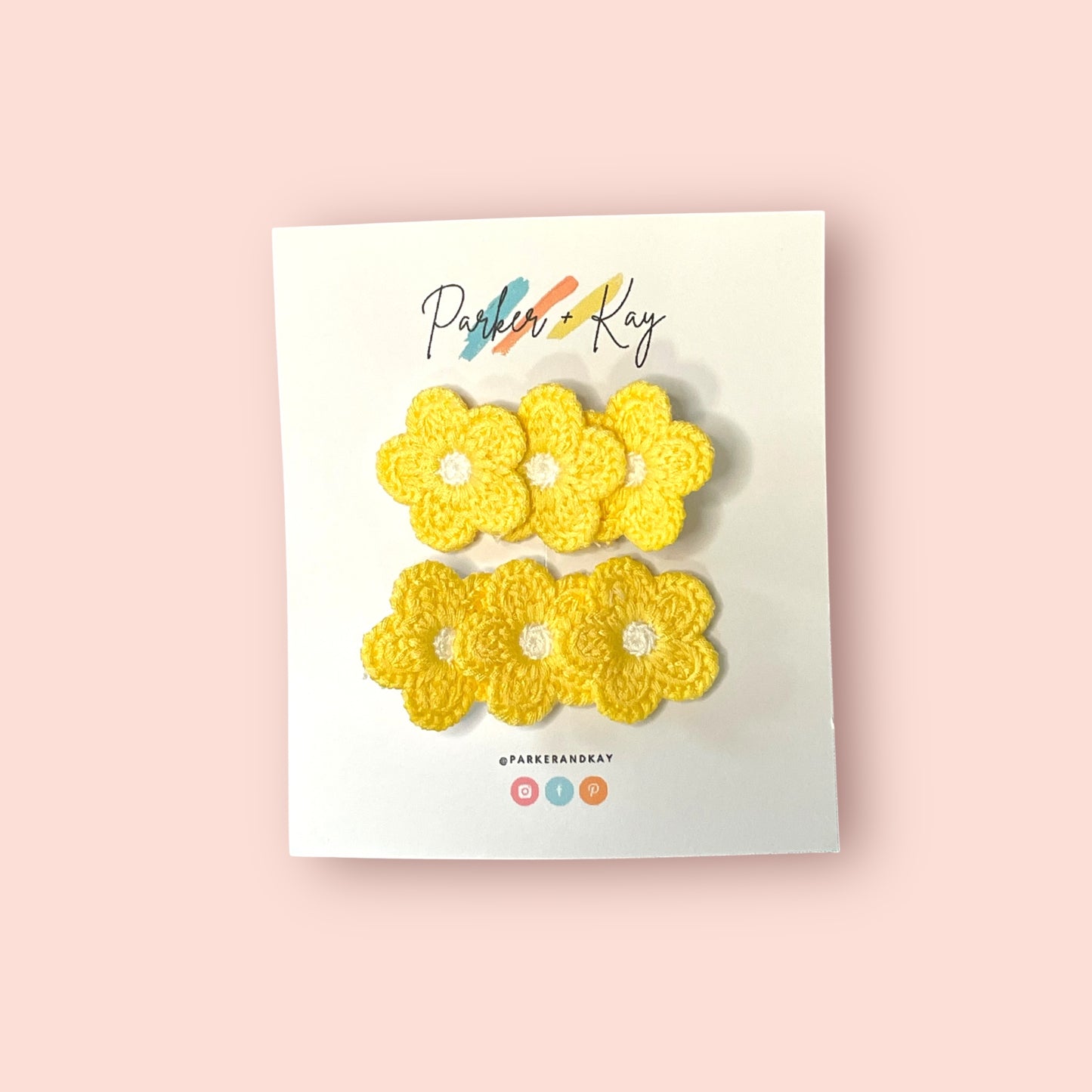 Bright Blooms Hair Clips