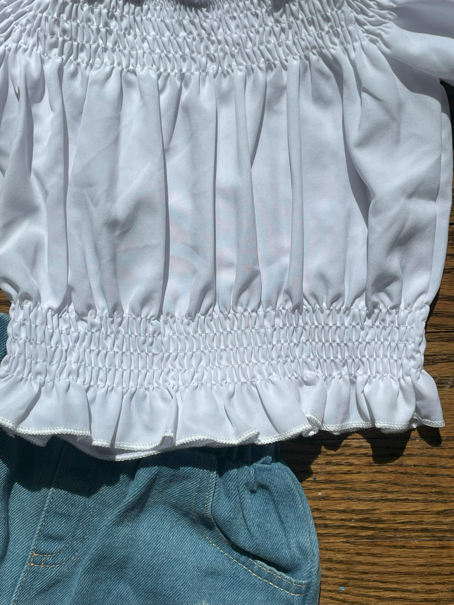 LINDSEY Off-Shoulder Top & Shorts Set