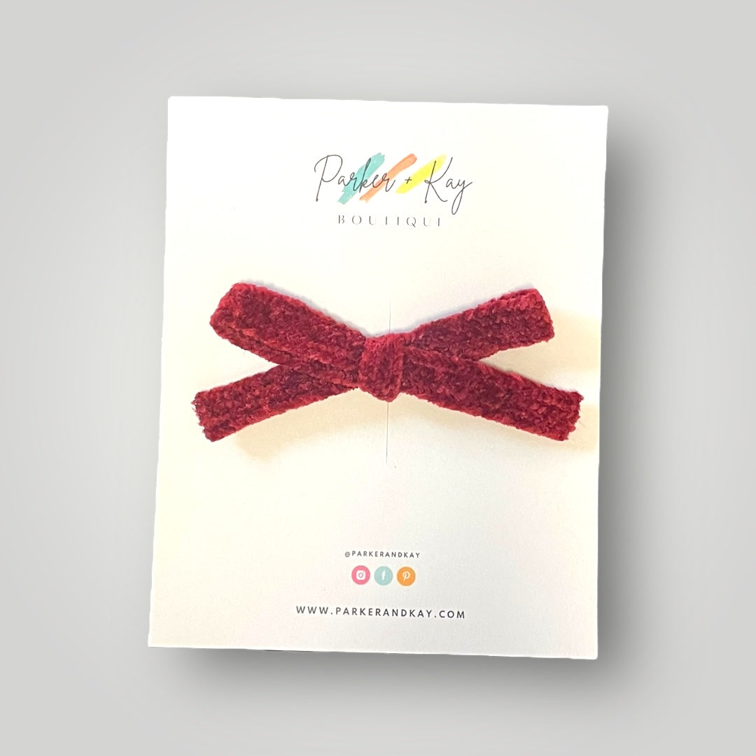 Chenille Hair Bows