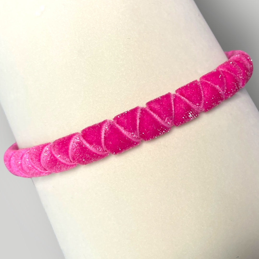 Shimmering Velvet Woven Headband