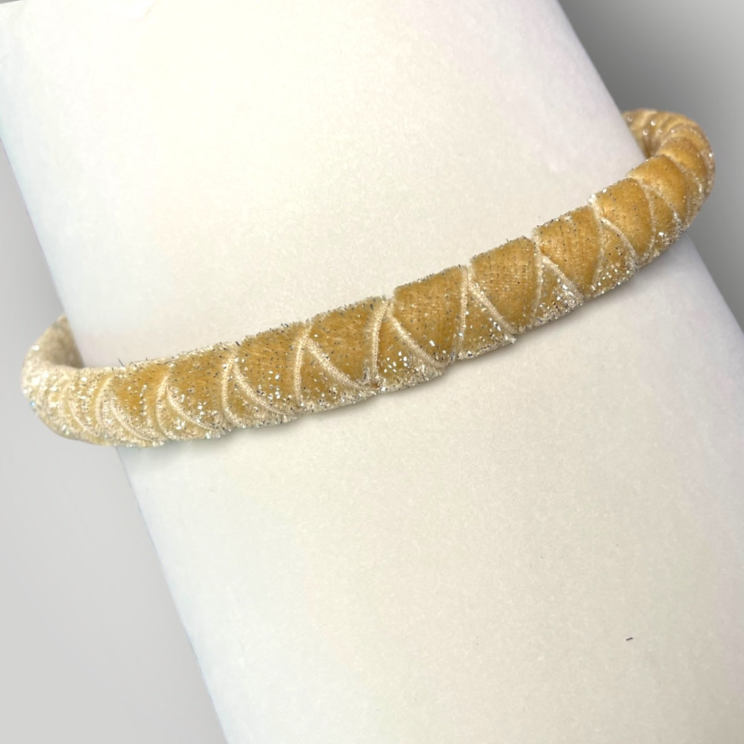 Shimmering Velvet Woven Headband