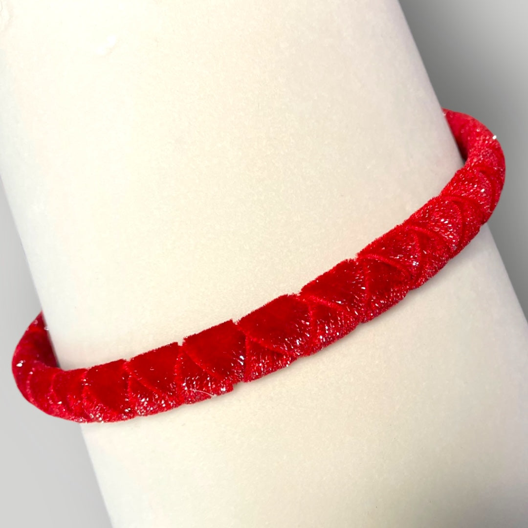 Shimmering Velvet Woven Headband