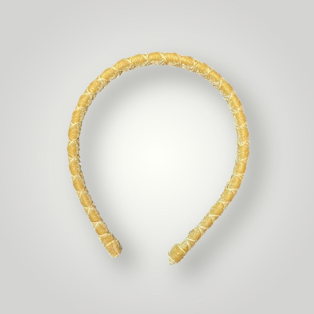 Shimmering Velvet Woven Headband
