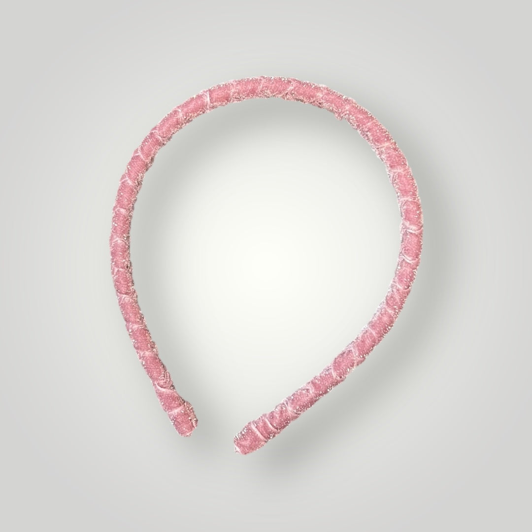 Shimmering Velvet Woven Headband