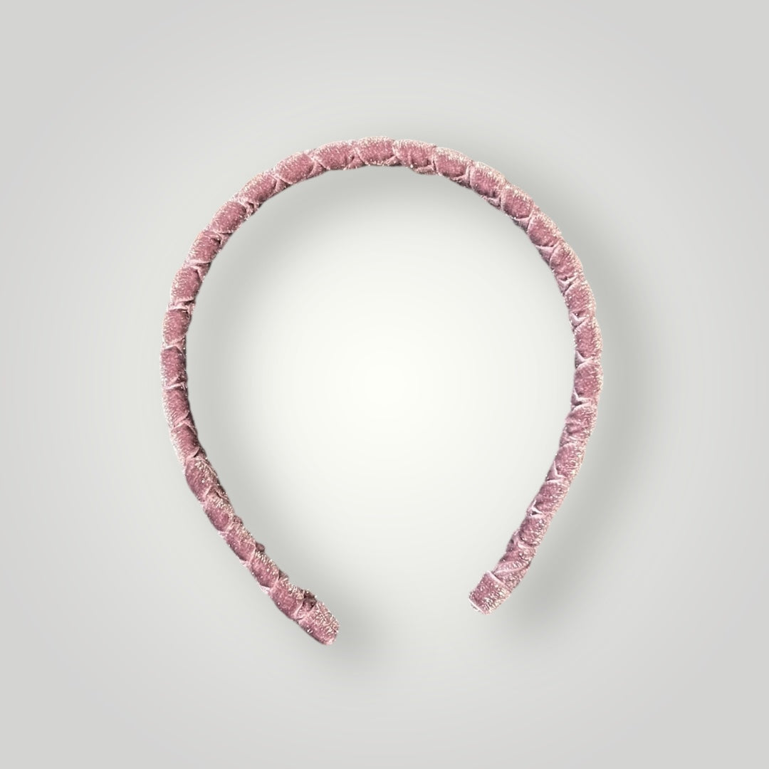 Shimmering Velvet Woven Headband