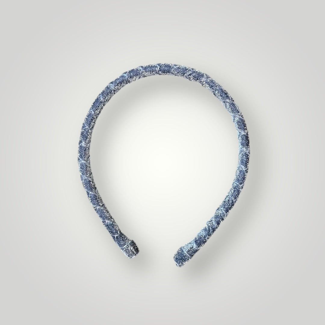 Shimmering Velvet Woven Headband
