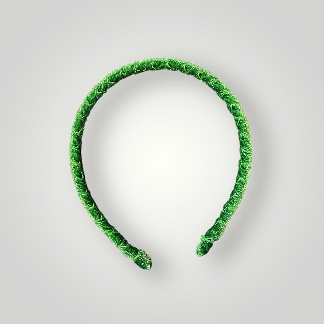 Shimmering Velvet Woven Headband