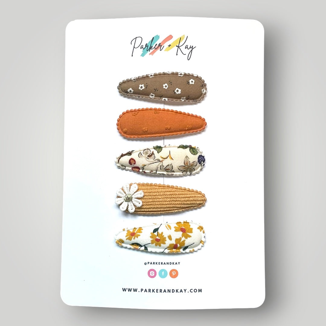 Fabric Snap Clips Variety Set