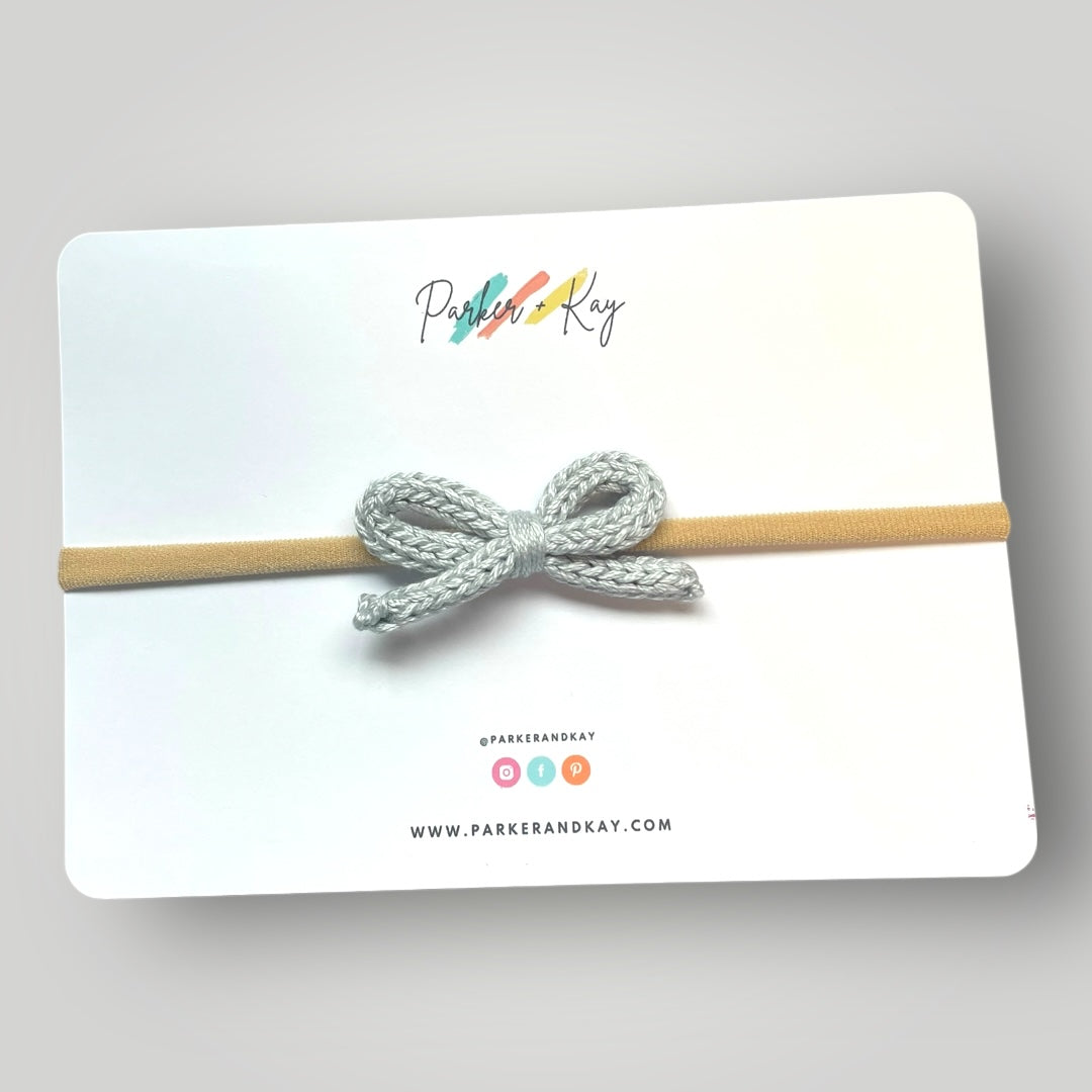 Hand Knit Bows
