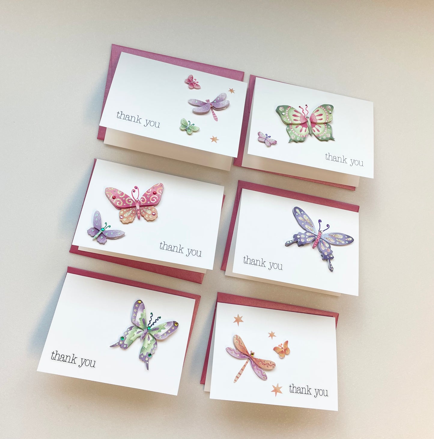 THANK YOU Cards/Notes (Set of 6)