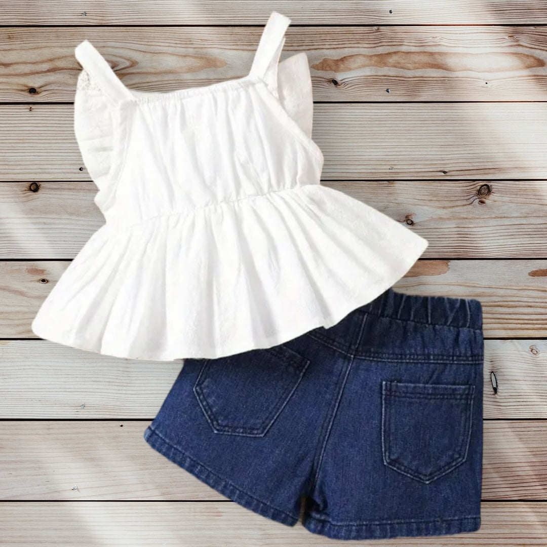 SAMANTHA Bows + Denim Outfit