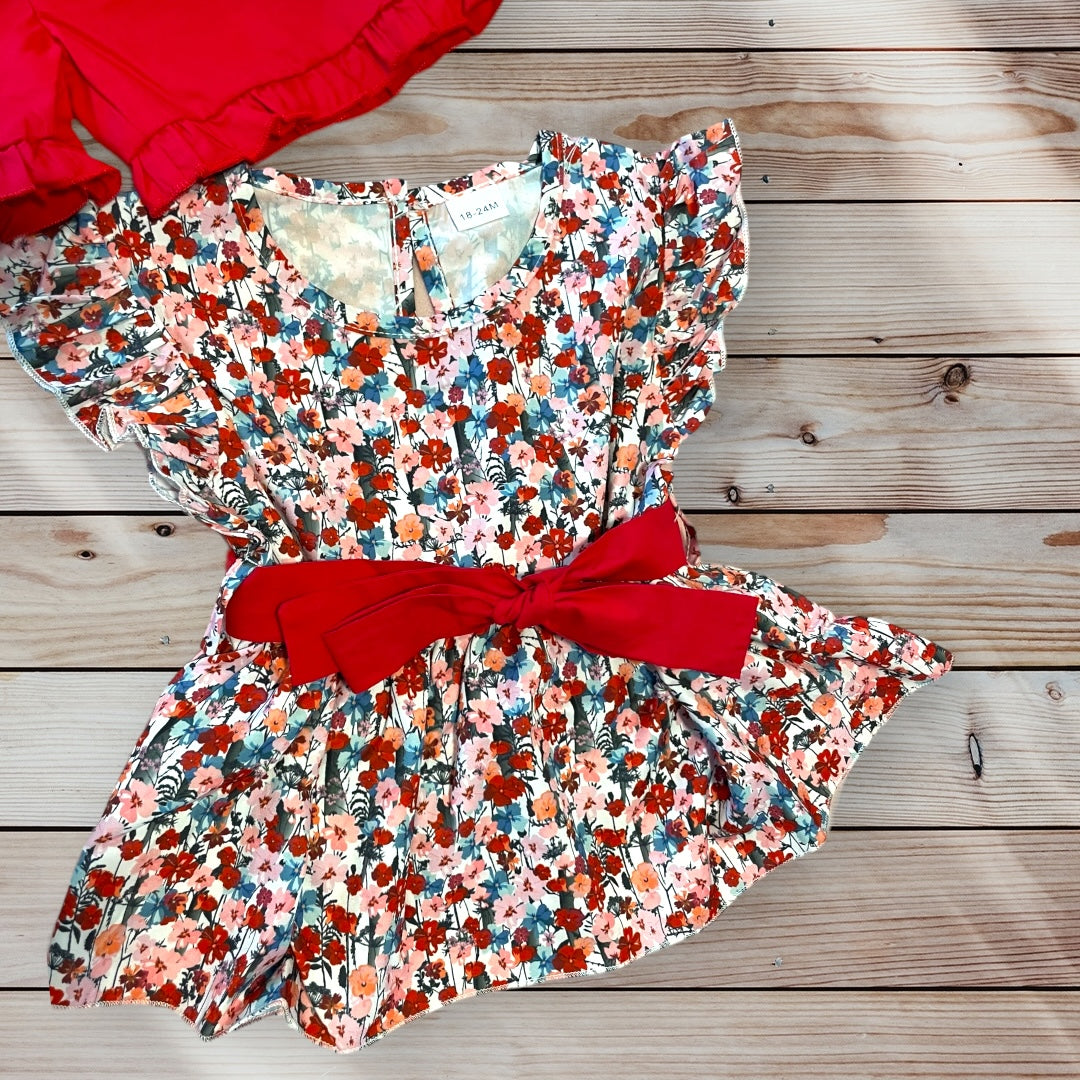 LAURA Top + Shorts Set