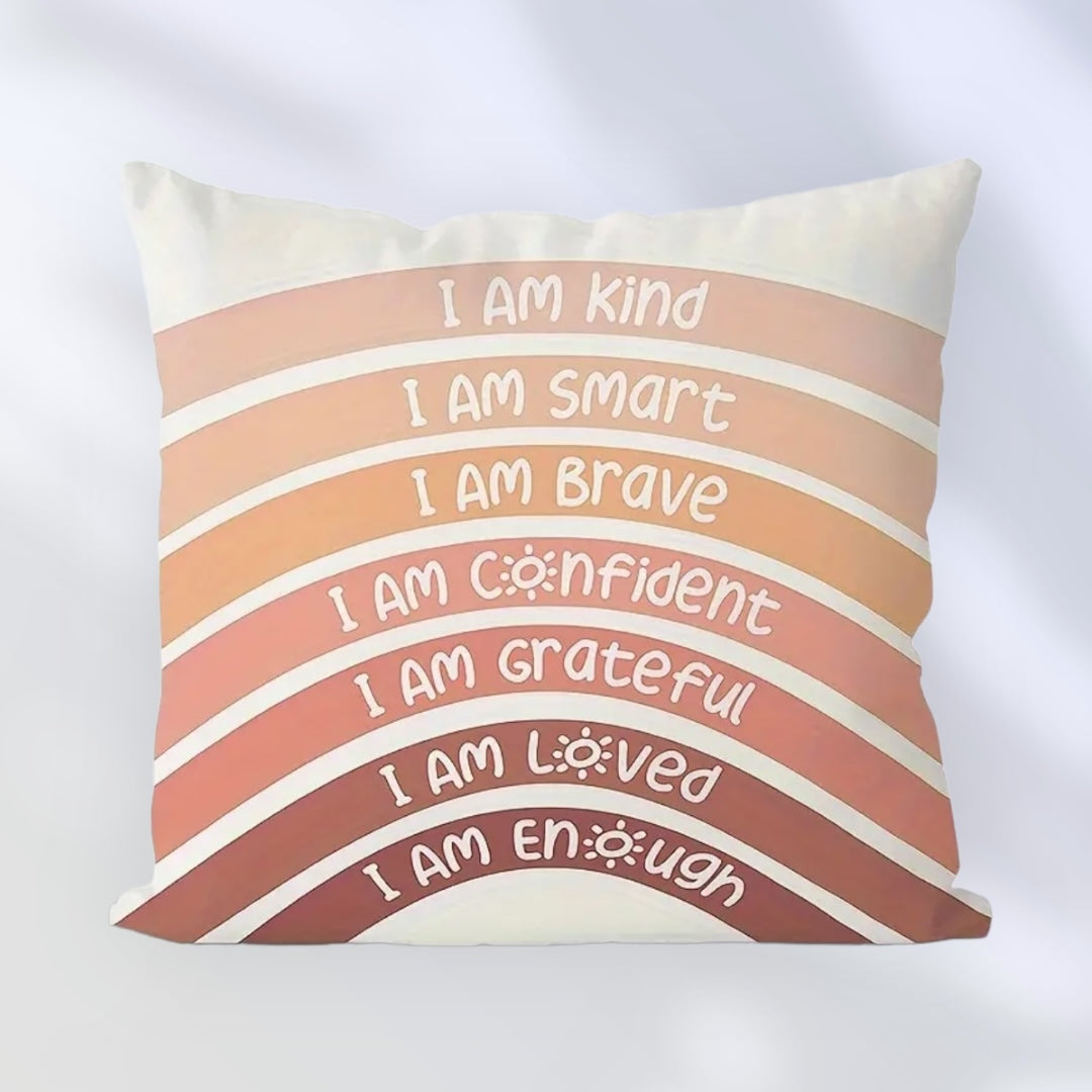 POSITIVE-AFFIRMATION Decorative Pillow Cover