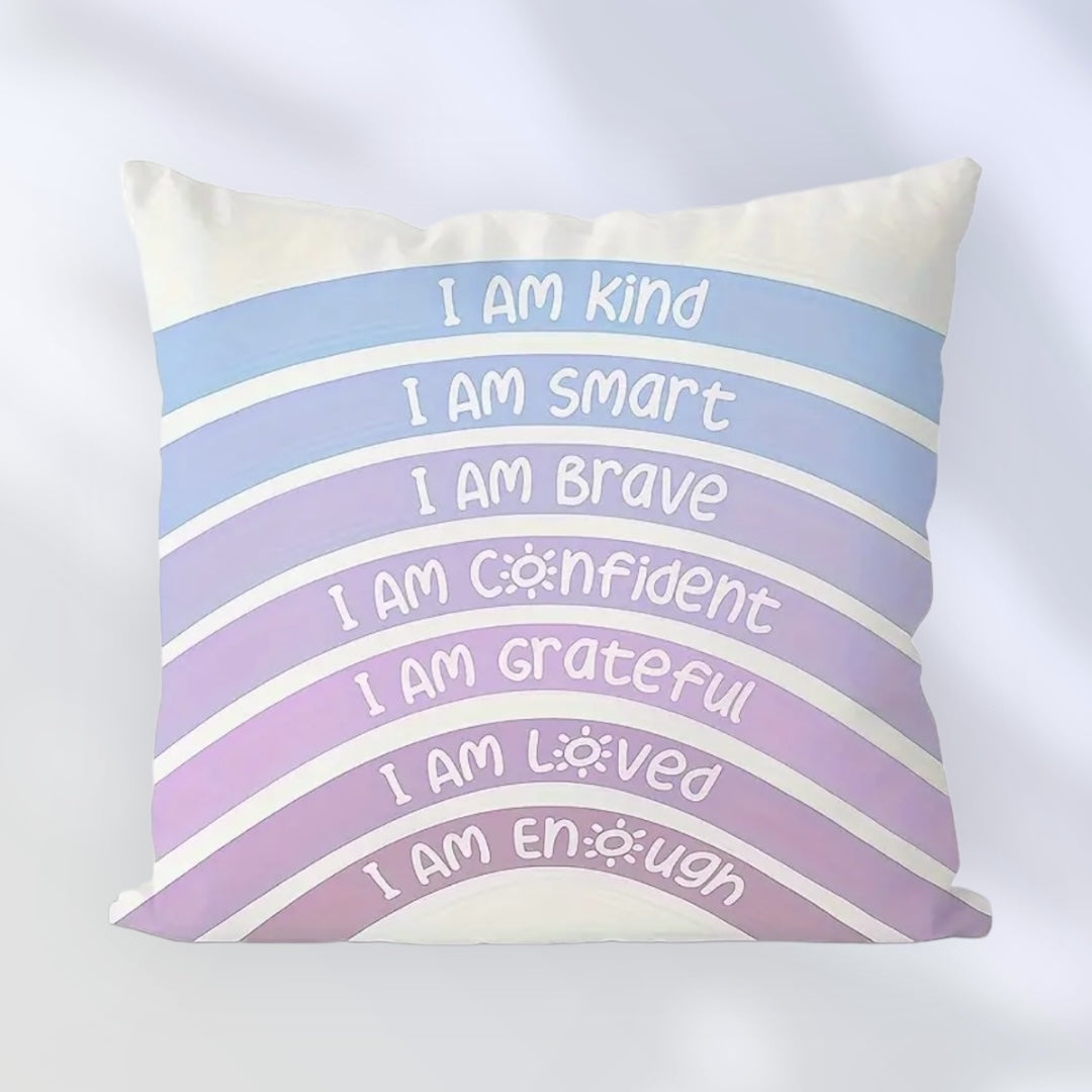 POSITIVE-AFFIRMATION Decorative Pillow Cover