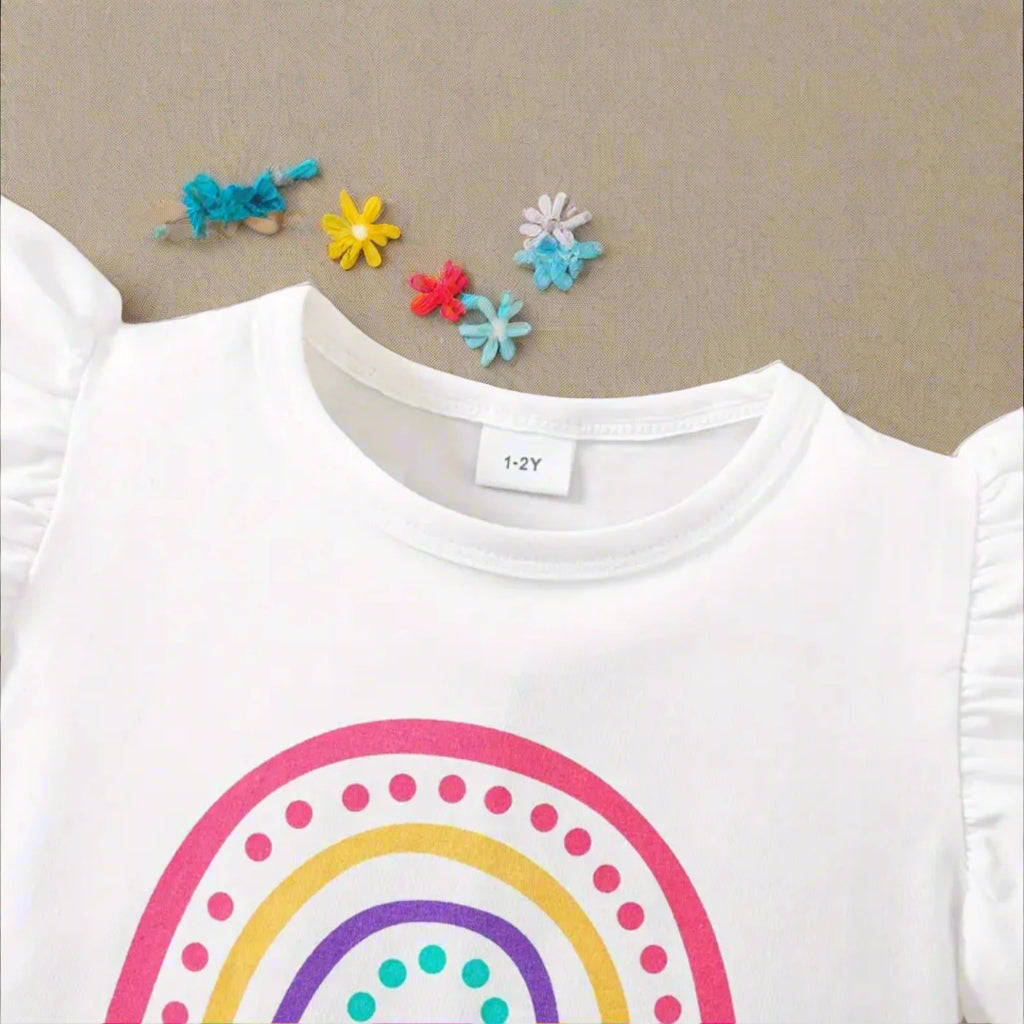 Ruffles + Rainbows Outfit