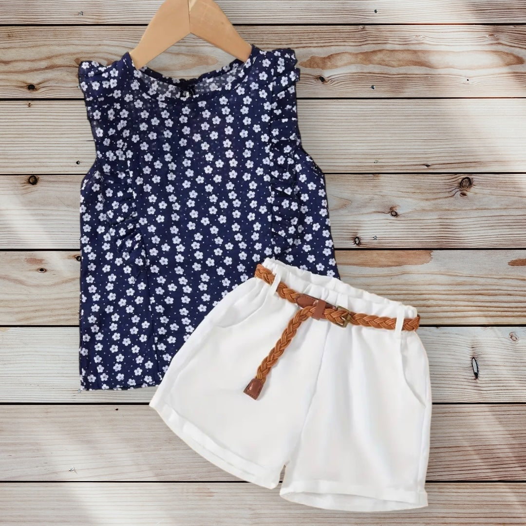 KATHRYN Navy Floral Outfit