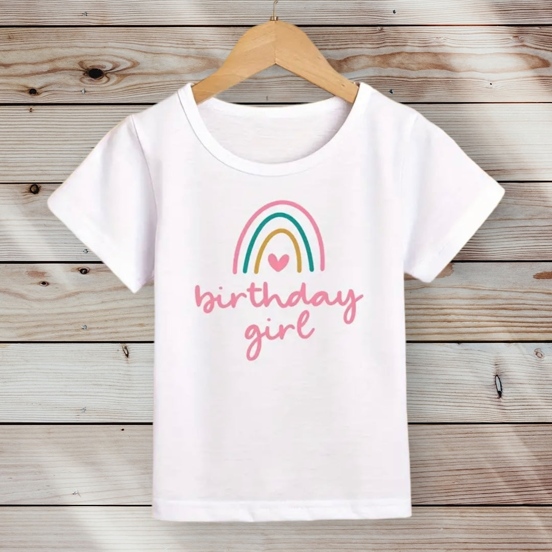 RAINBOW BIRTHDAY GIRL T-Shirt