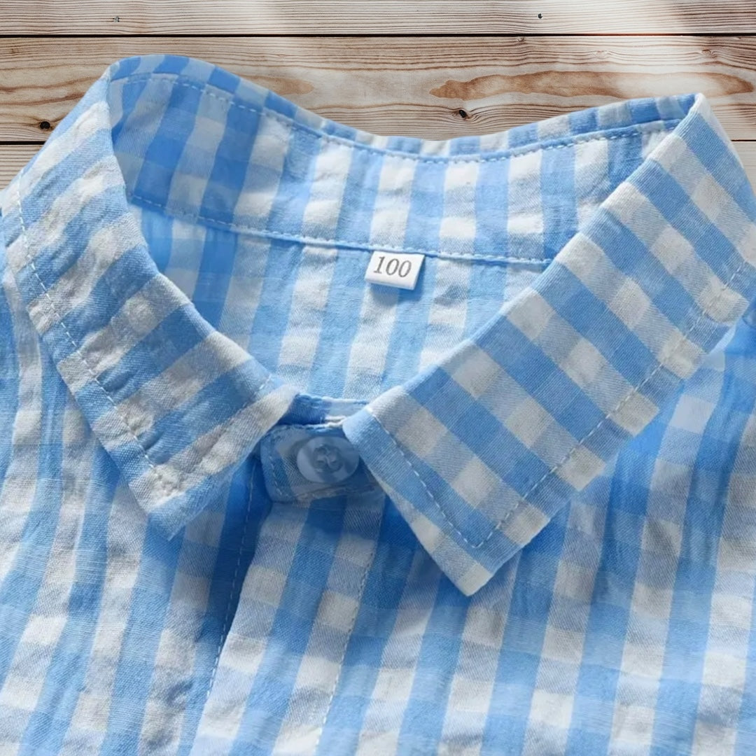JACKSON Gingham Button-up Shirt