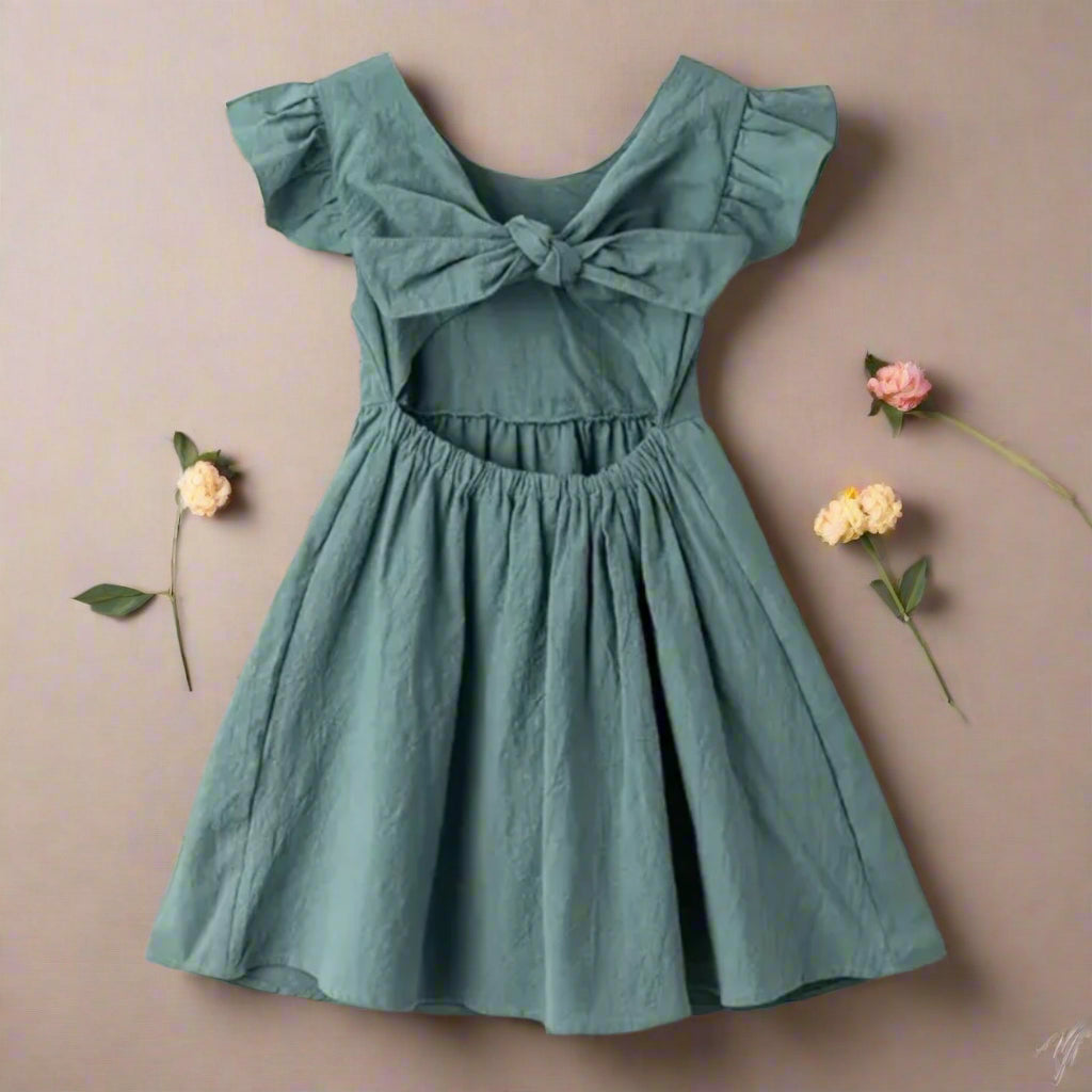 Little Girl's Classic Pleated Dress