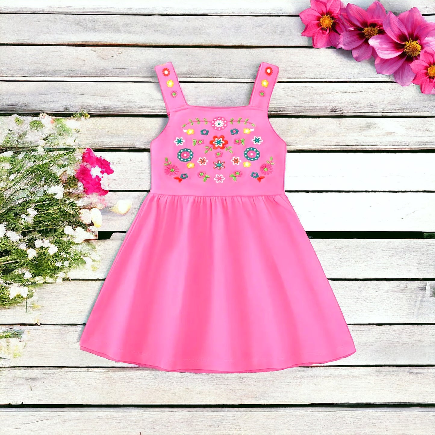 KYLIE Floral Embroidered Sundress
