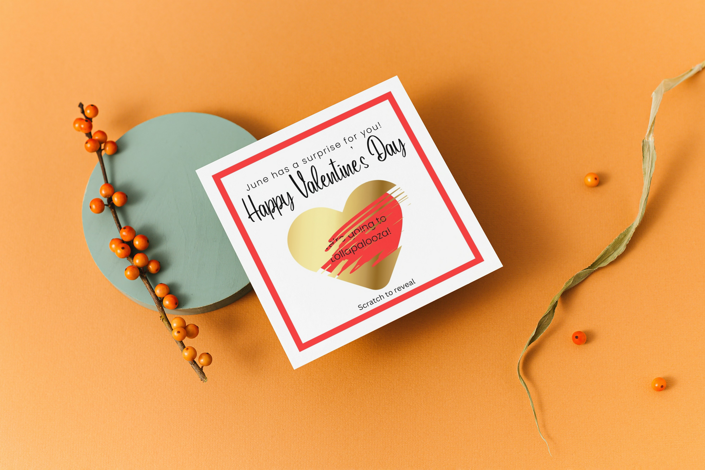 Valentine Surprise Scratch-off Card