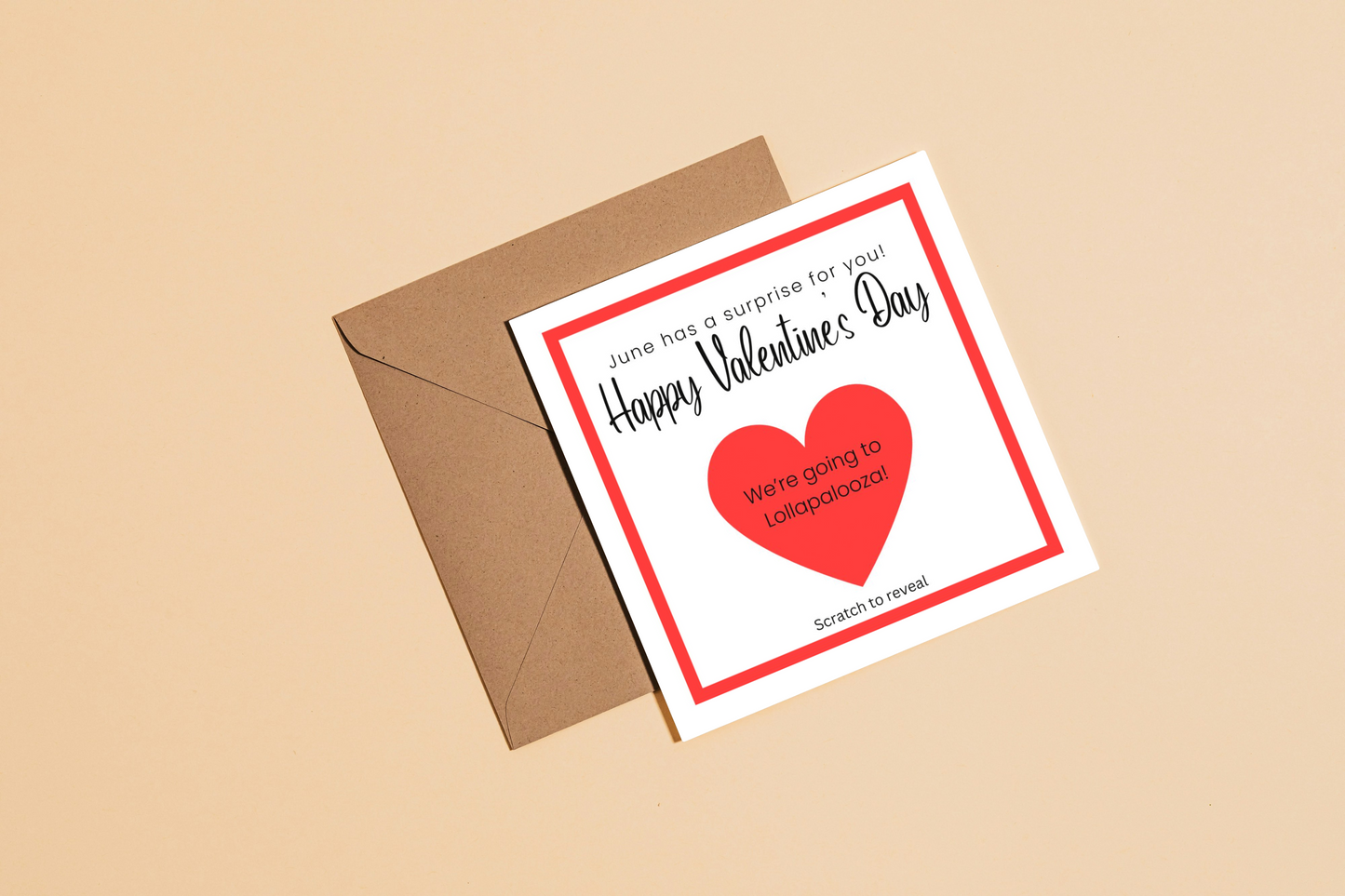 Valentine Surprise Scratch-off Card