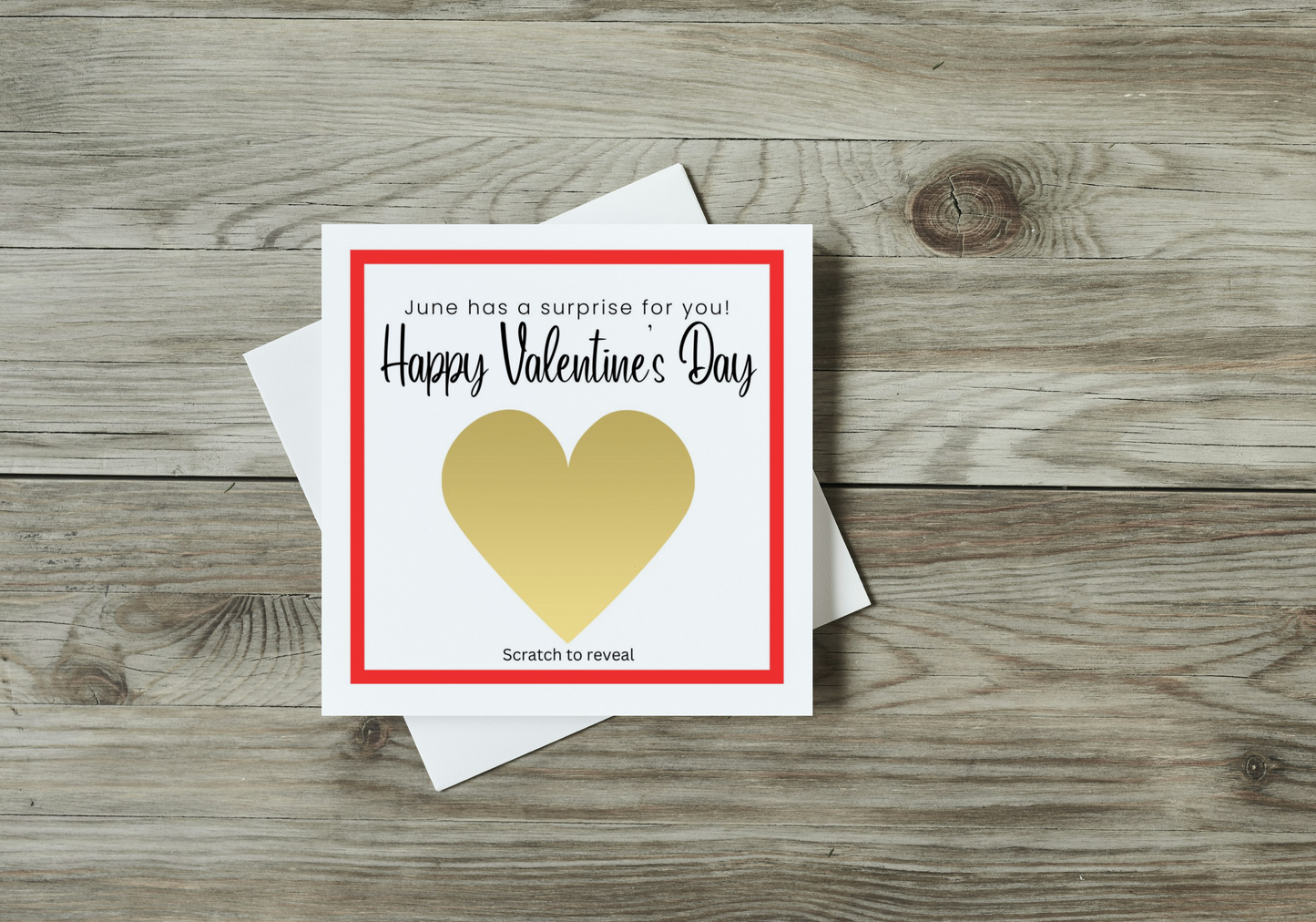 Valentine Surprise Scratch-off Card