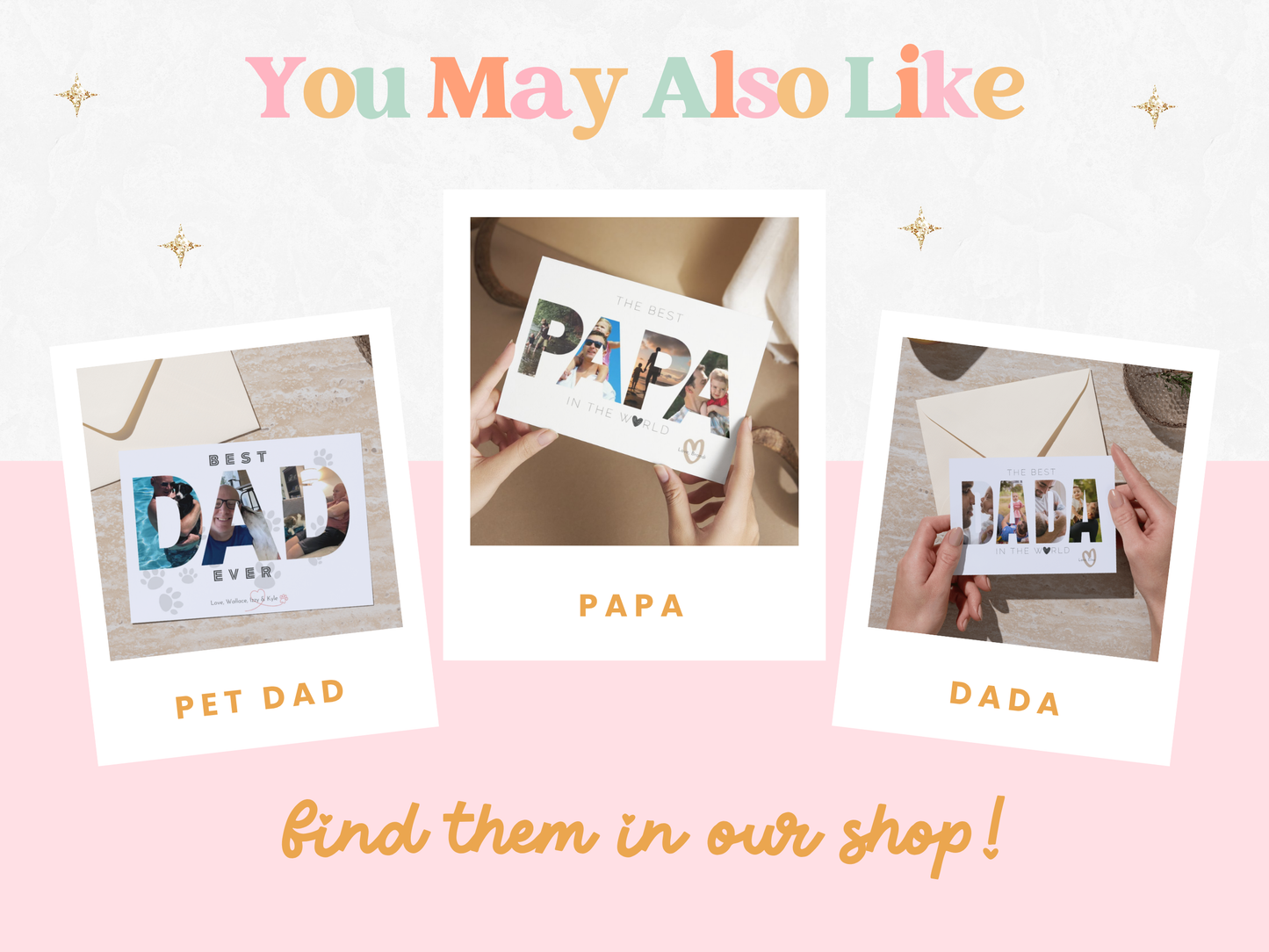 Personalized DADA Photo Greeting Card