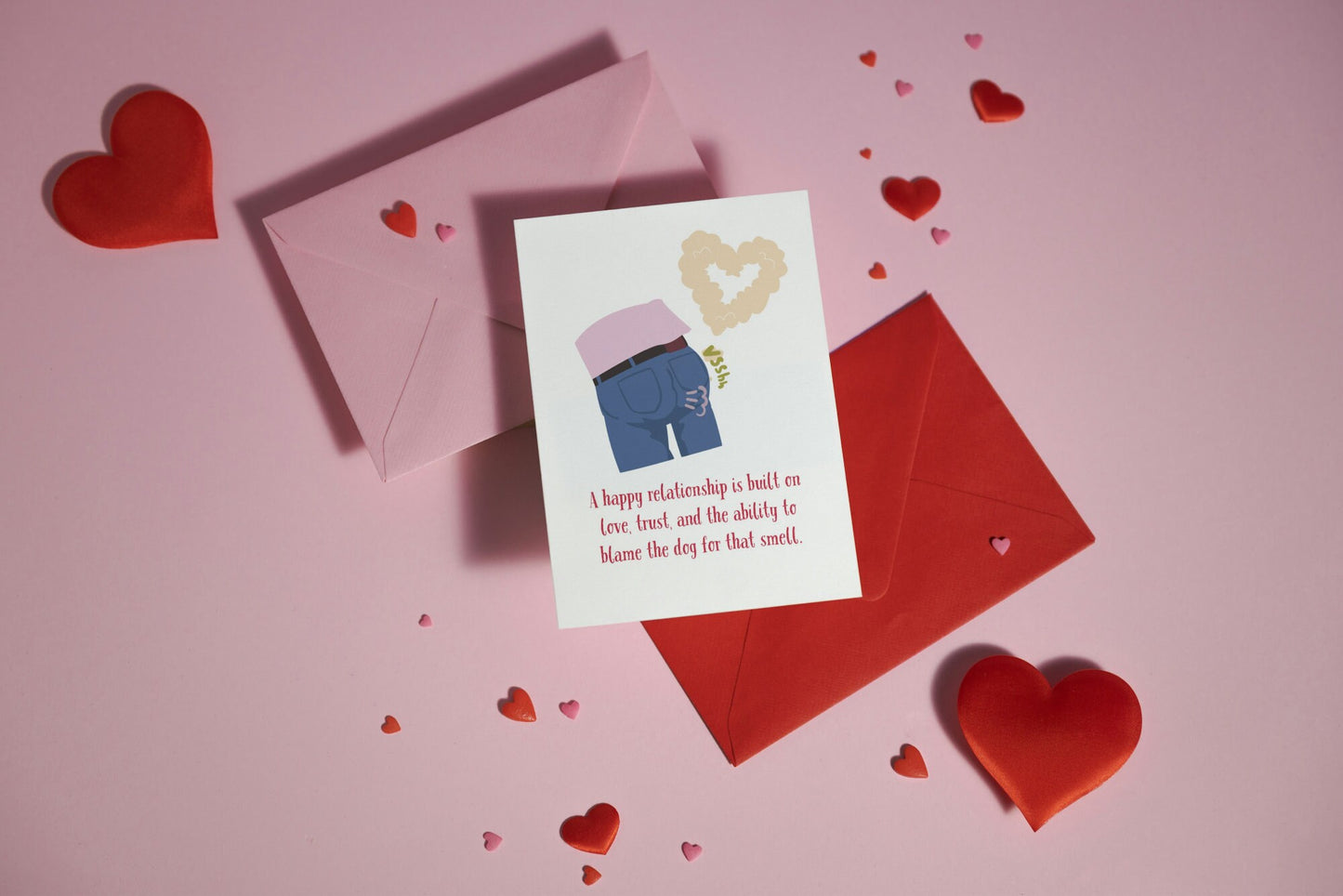 Funny Personalized Greeting Card for Valentine's Day, Anniversary, Love