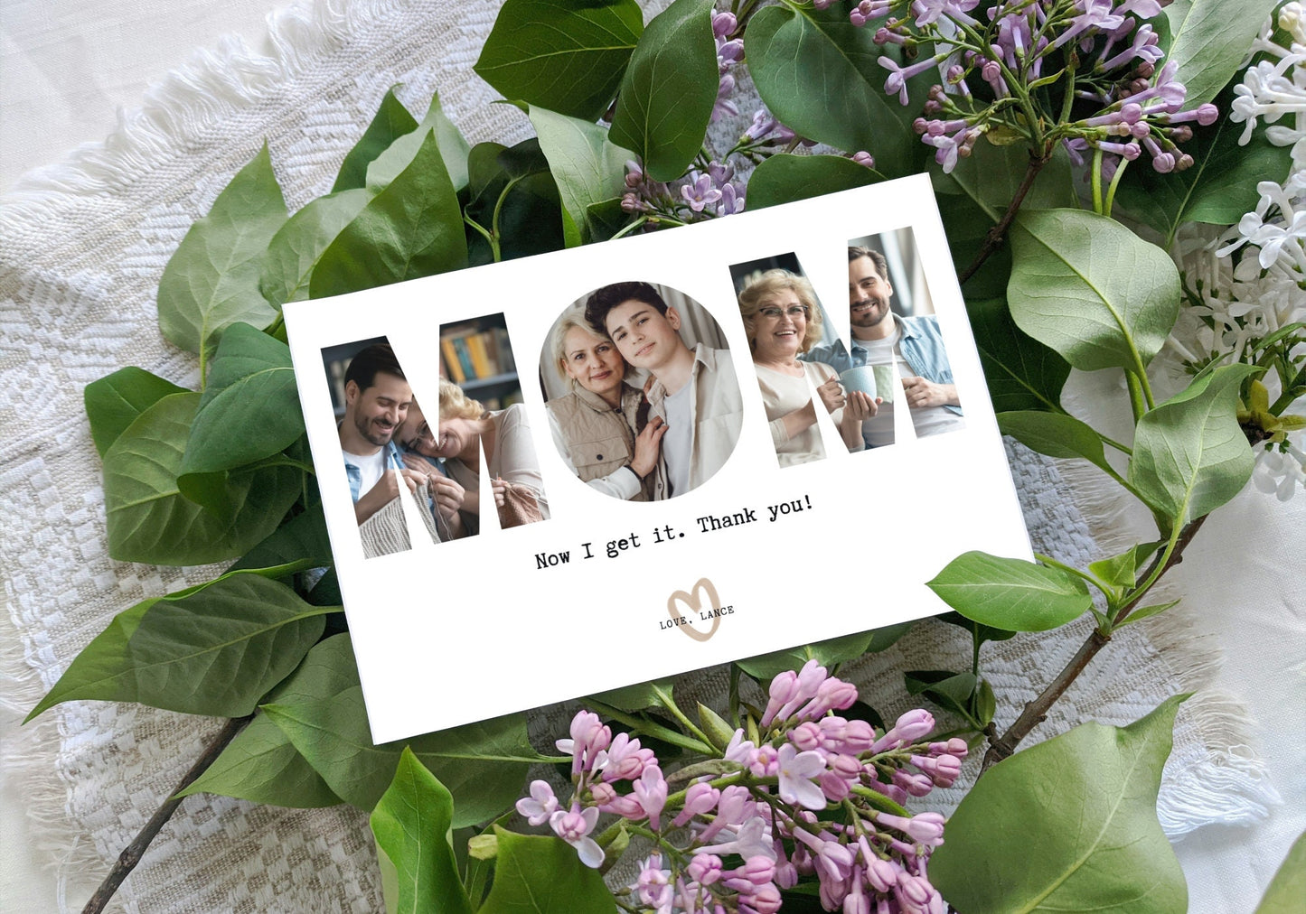 Mom Photo Greeting Card, Now I Get It